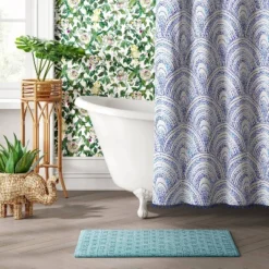 Woven Textured Aqua Bath Rug Aqua - Opalhouse™ -Opalhouse GUEST 2cf94305 3eae 49ae b662 de8f52a9e7dc