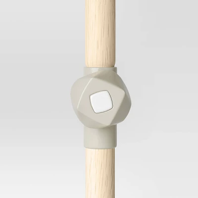 7.5'x7.5' Decorative Trim Scalloped Outdoor Market Umbrella Blue - Opalhouse™ Designed With Jungalow™ 6 7.5'x7.5' Decorative Trim Scalloped Outdoor Market Umbrella Blue - Opalhouse™ Designed With Jungalow™ - Image 4