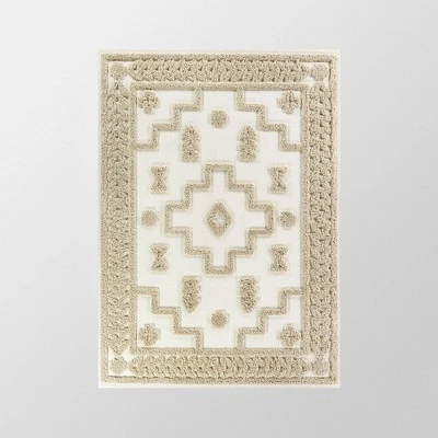 Outdoor Rug Tufted Geo Cream - Opalhouse™ 7 Outdoor Rug Tufted Geo Cream - Opalhouse™ - Image 5