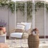 Southport 6' 3 Panel Decorative Patio Screen - Opalhouse™ -Opalhouse GUEST b7b269eb 5e93 4e43 ace4 4492defc8262