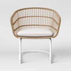 Southport 3pc Motion Patio Chat Set With Metal Legs - Natural/White - Opalhouse™ -Opalhouse GUEST ea1d8bdf f36f 42af a1fd 69e5c21c1649